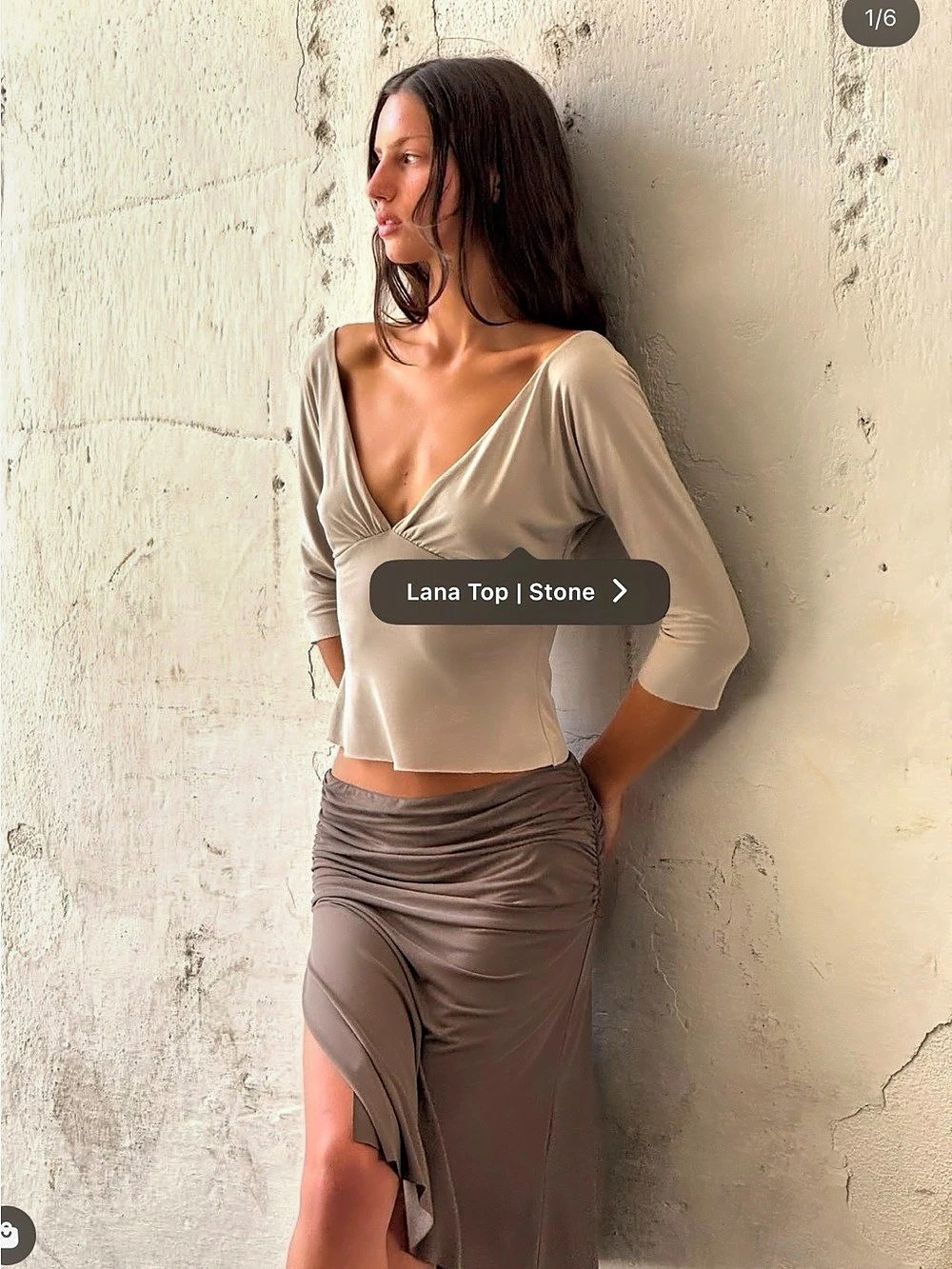 With Jean Lana Top and skirt (set)